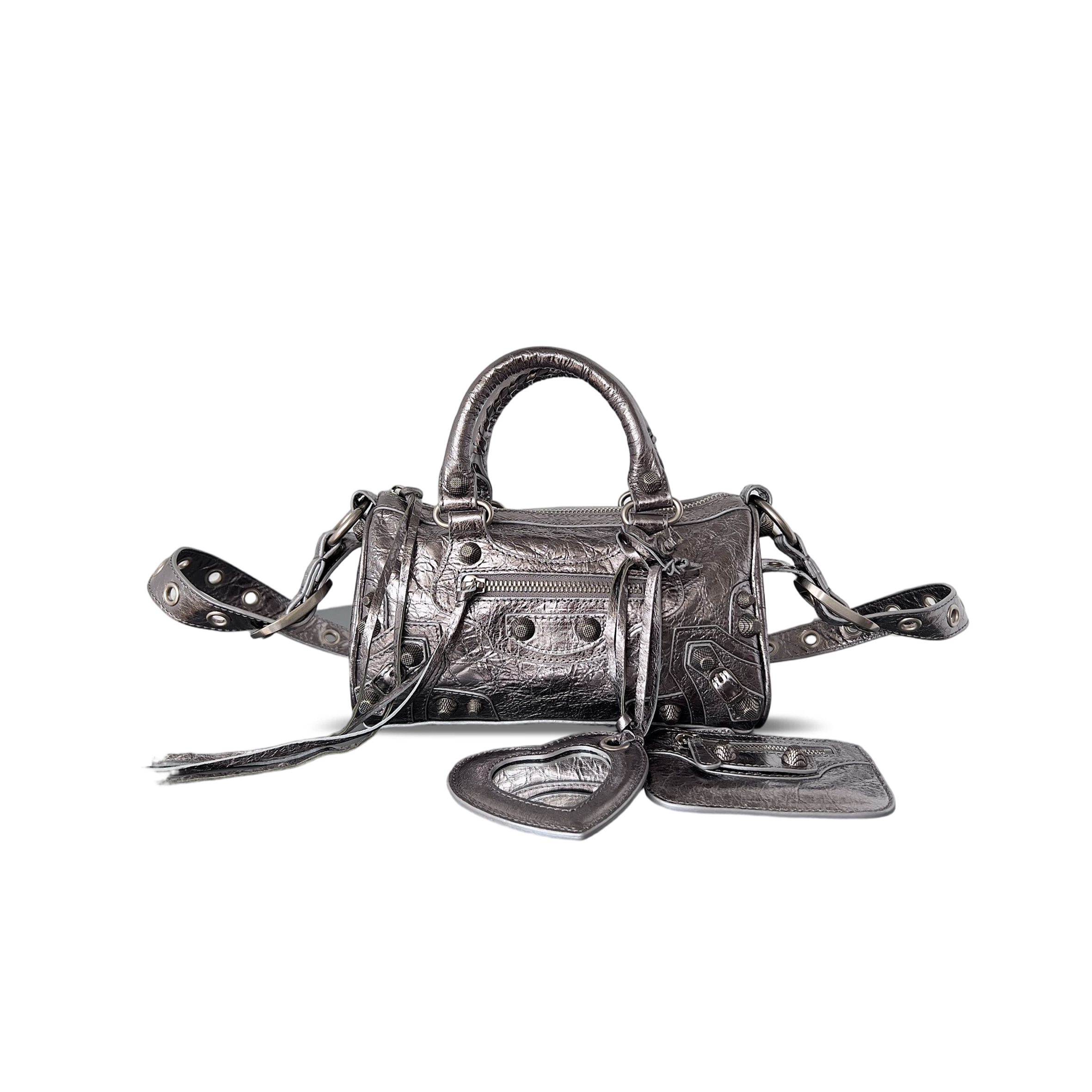 Ba1en*iaga LE CAGOLE MINI DUFFLE BAG (19.8*14*11.9cm)